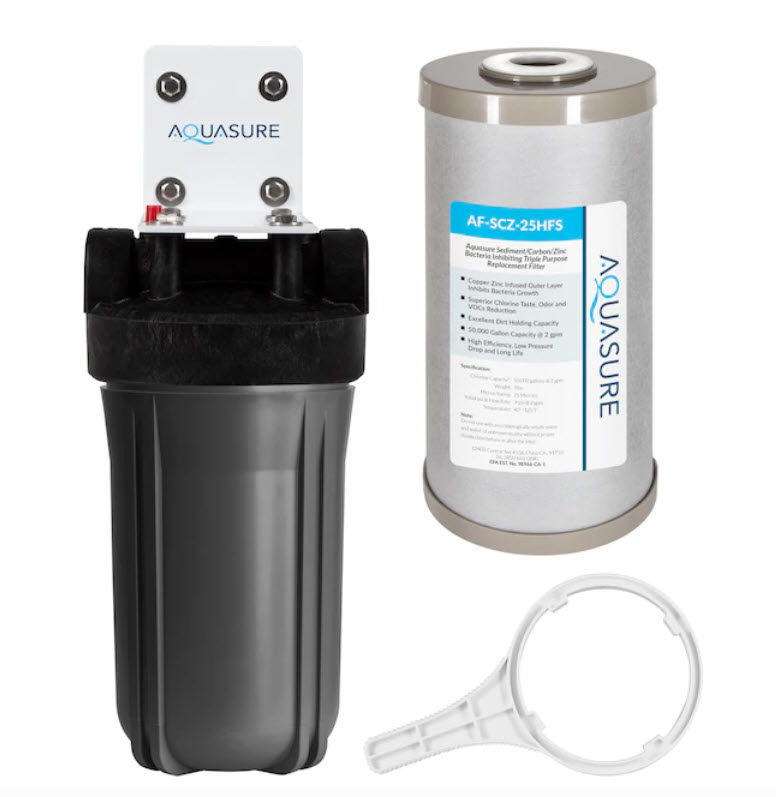 whole house water filtration system parts
