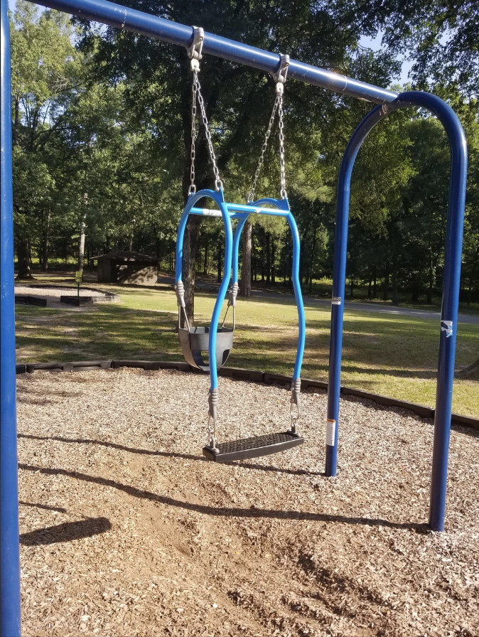 a swing for two people