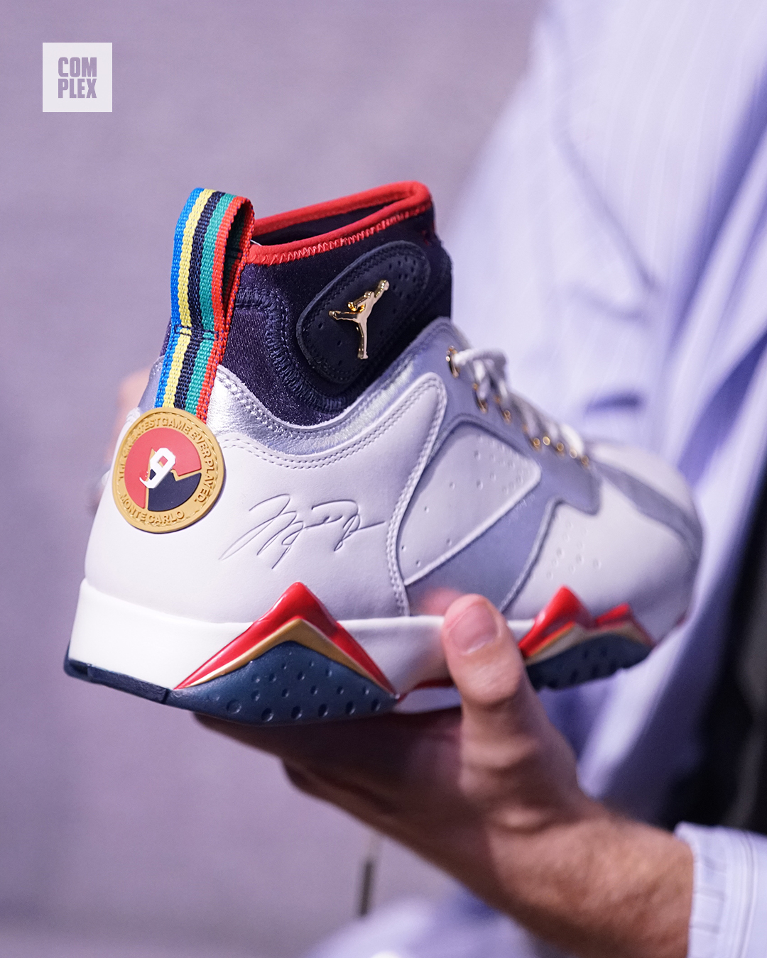 Trophy Room x Air Jordan 7 New Sheriff in Town Olympic Friends &amp; Family Bootie Sample