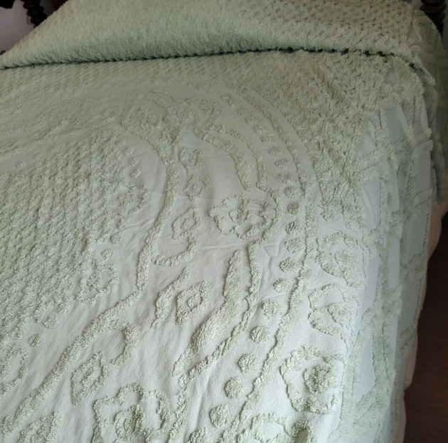a chenille bedspread