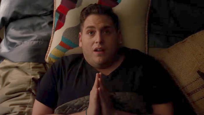 Jonah Hill from &quot;This Is The End&quot; praying