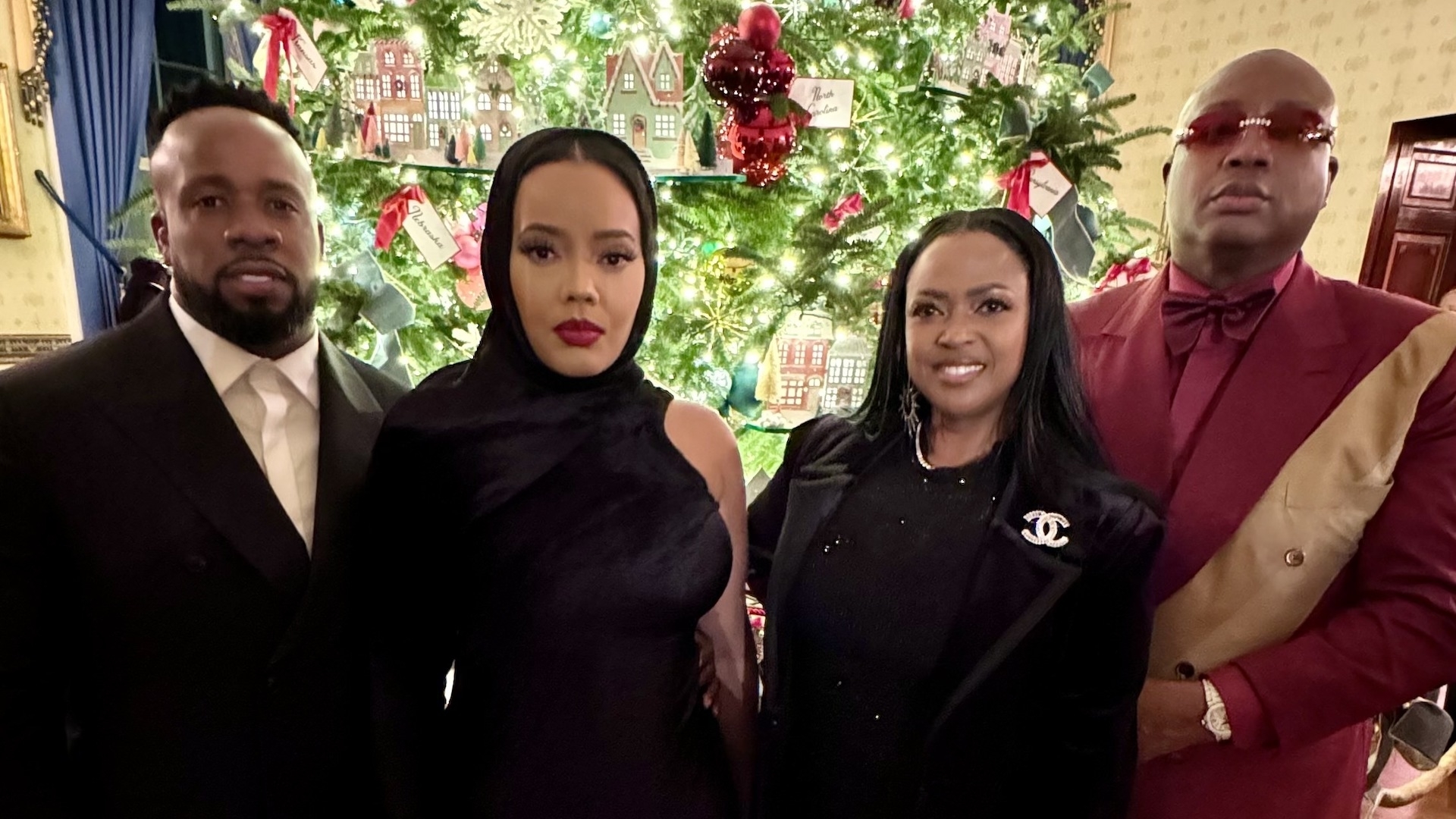 Yo Gotti, Angela Simmons, E-40 Attend White House Holiday Party | Complex