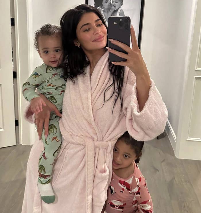 Kylie and her kids