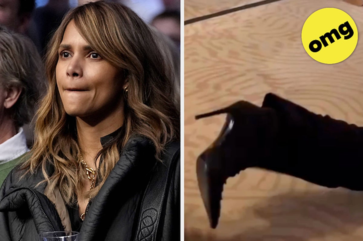 Halle Berry spanks her stylist in hilarious video while struggling to fit  into custom made boots
