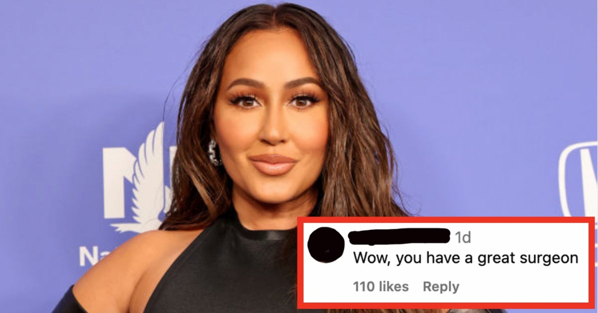 Adrienne Bailon Responded To An Internet Troll Who Accused Her Of Plastic Surgery