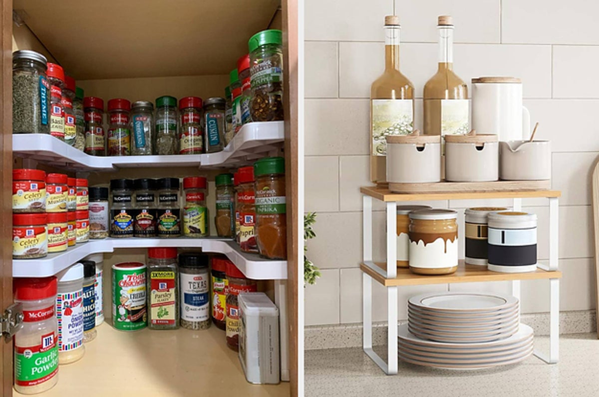 Thin Spice Cabinet ideas? Depth about 10 inches, width about 9, shelves can  be easily removed. Can't find a thin, tiered organizer. Suggestions? : r/ organization
