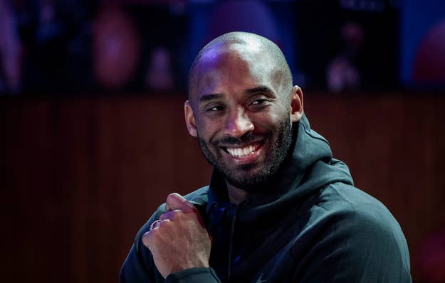 NBA basketball player Kobe Bryant attends a promotional event organized by the sports brand Nike