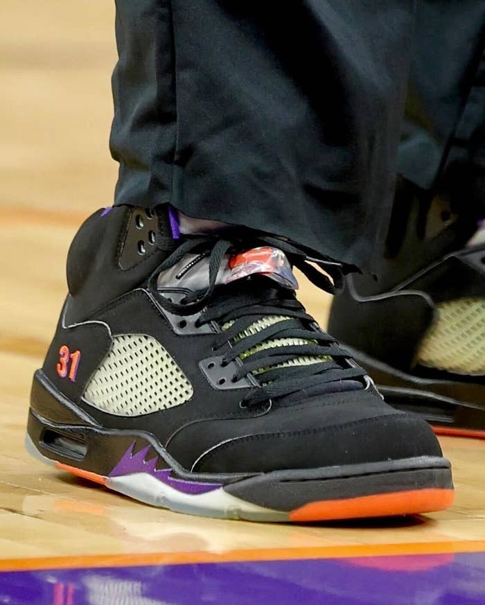 Devin Booker Wears Rare Air Jordans to Honor Shawn Marion Air Jordan 5