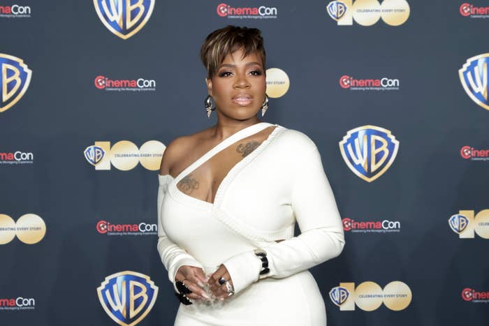 Closeup of Fantasia on the red carpet
