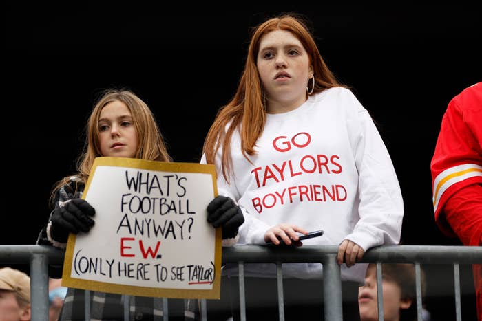 Women in the stands