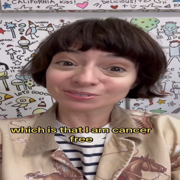 "which is that I am cancer free"