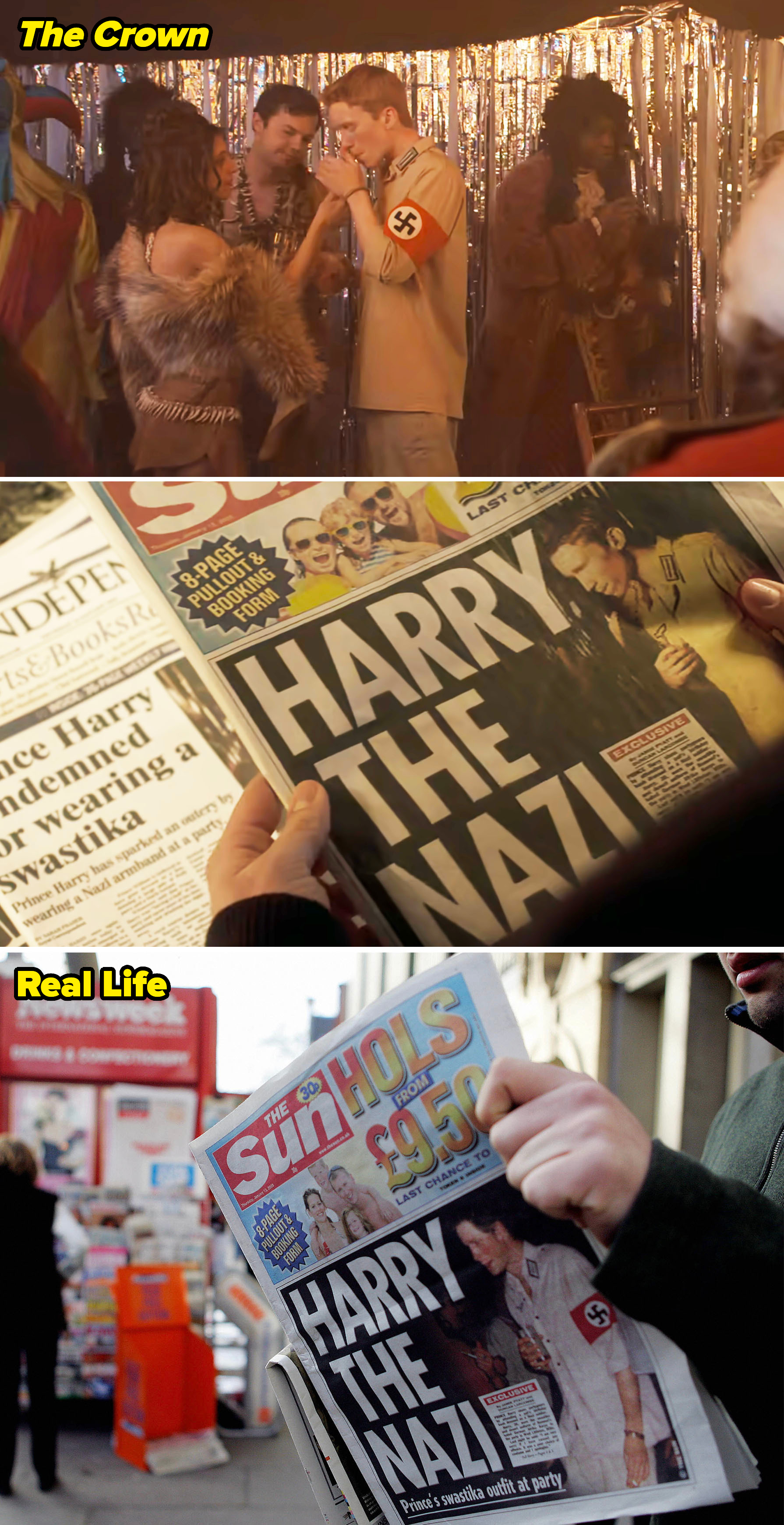 Headlines about Prince Harry&#x27;s Nazi costume