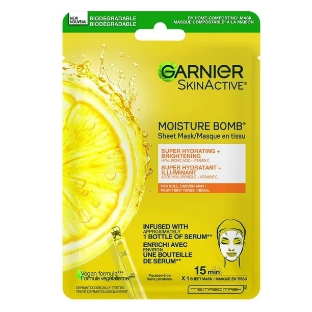 Garnier hydrating sheet mask
