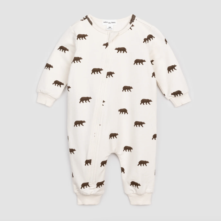 A bear printed playsuit