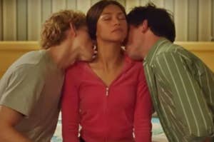 Zendaya, Josh O'Connor, and Mike Faist in "Challengers"