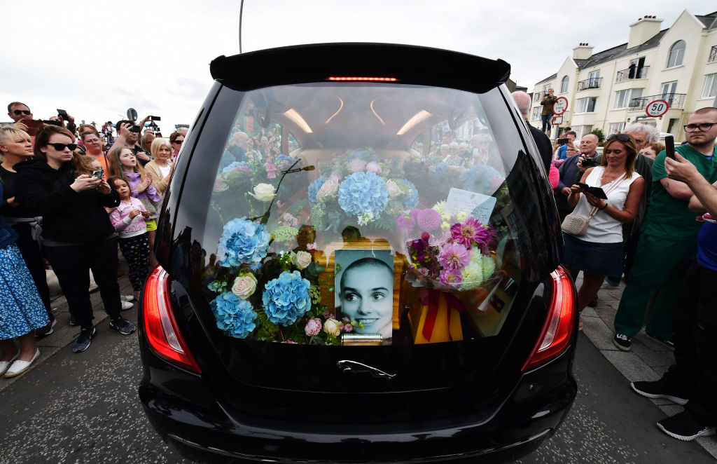 Sinéad O&#x27;Connor&#x27;s funeral procession