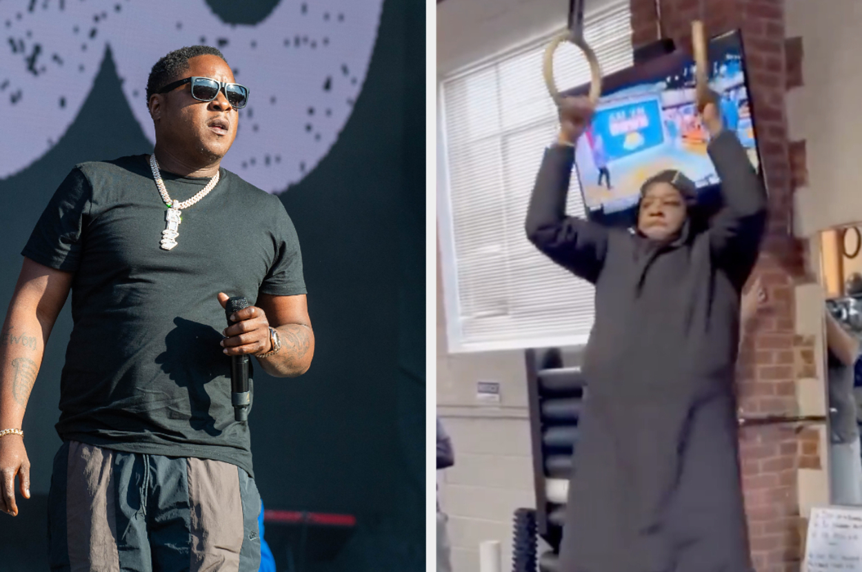 Jadakiss Flexes His Gymnastics Skills In A Trench Coat | Complex