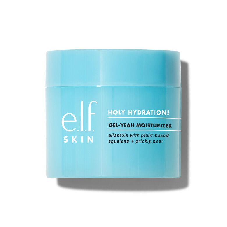 A container of the e.l.f. skin holy hydration moisturizer