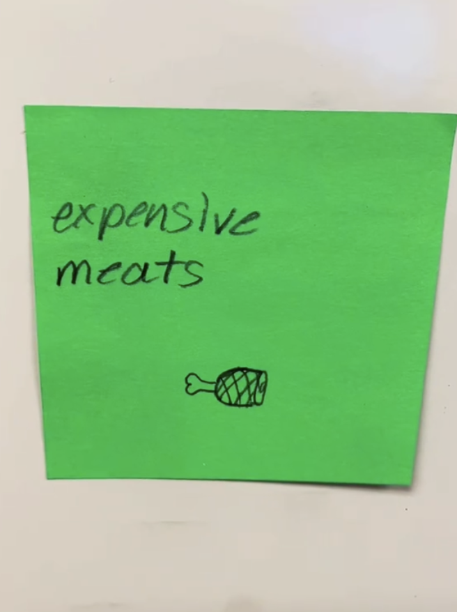 &quot;expensive meats&quot;