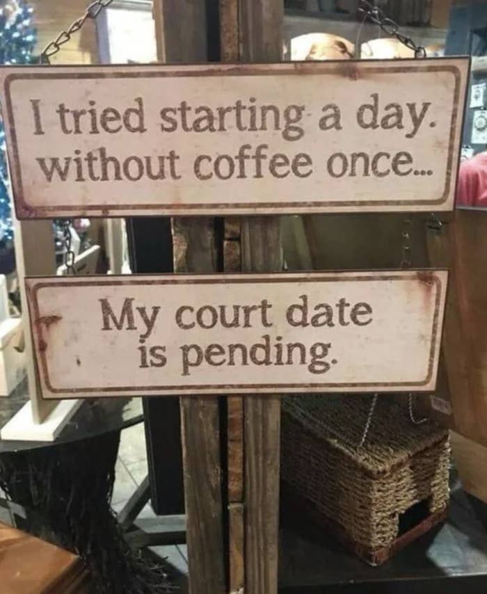 &quot;My court date is pending.&quot;