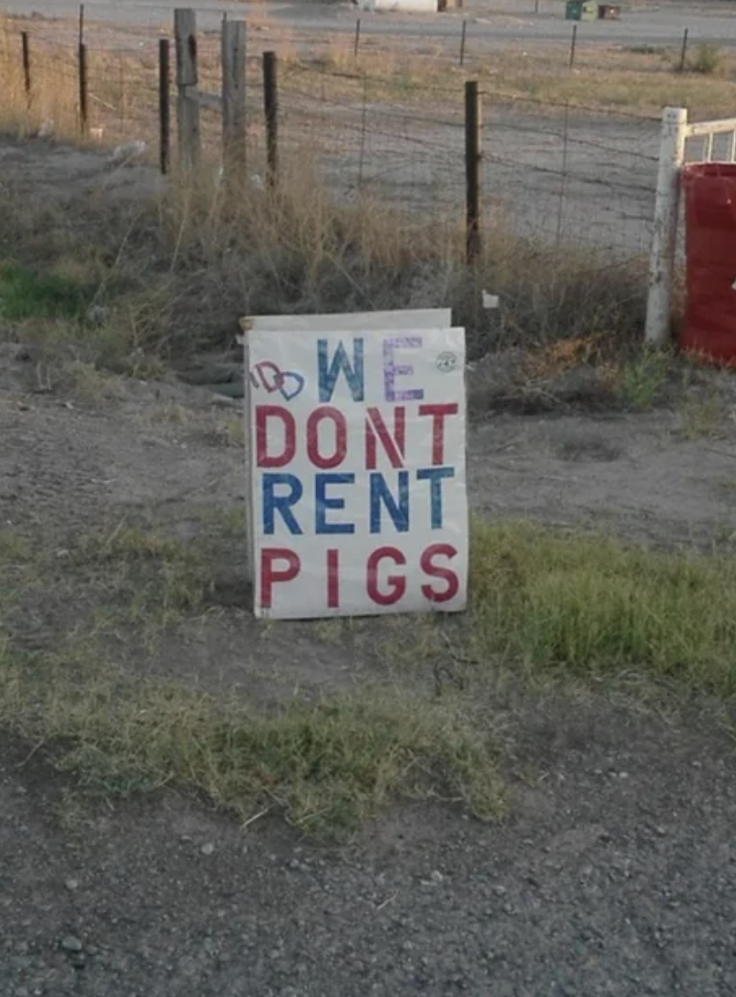 &quot;We don&#x27;t rent pigs&quot;
