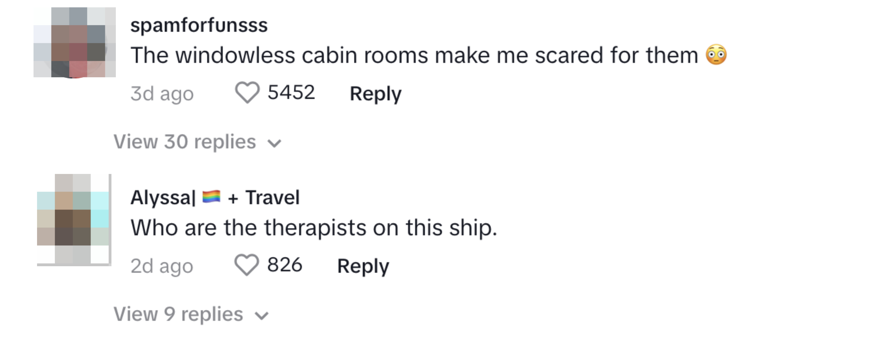 &quot;Who are the therapists on this ship.&quot;