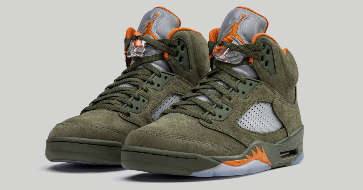 The 'Olive' Air Jordan 5 Returns in March