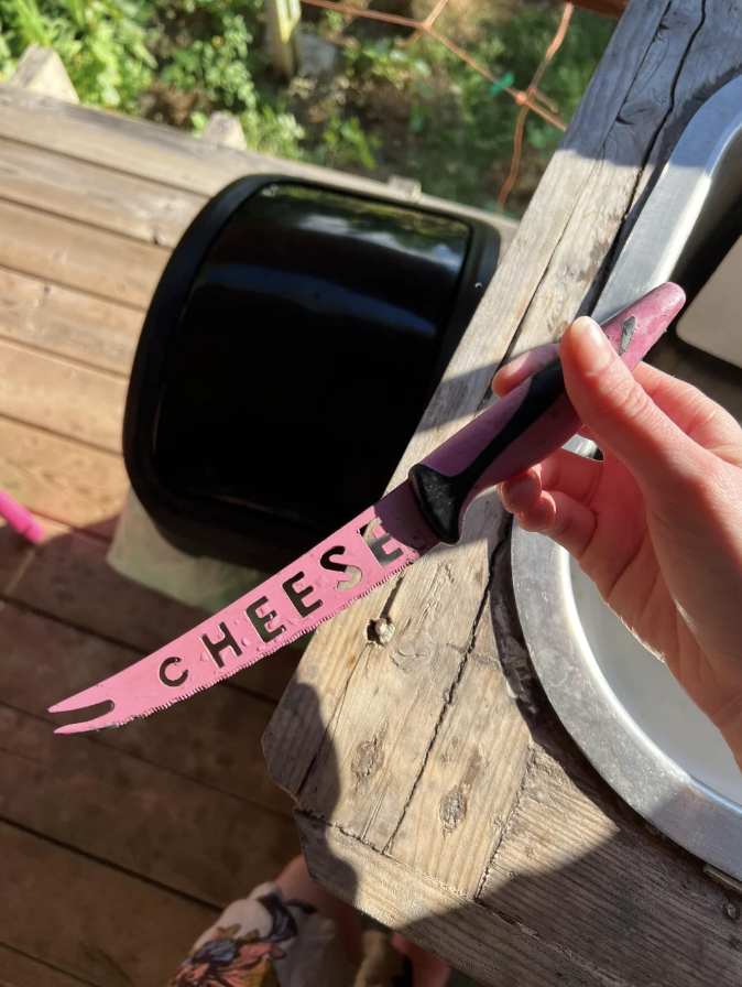 a cheese knife
