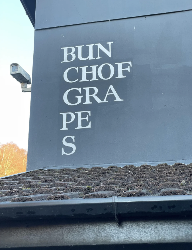 &quot;Bunch of grapes&quot; written badly