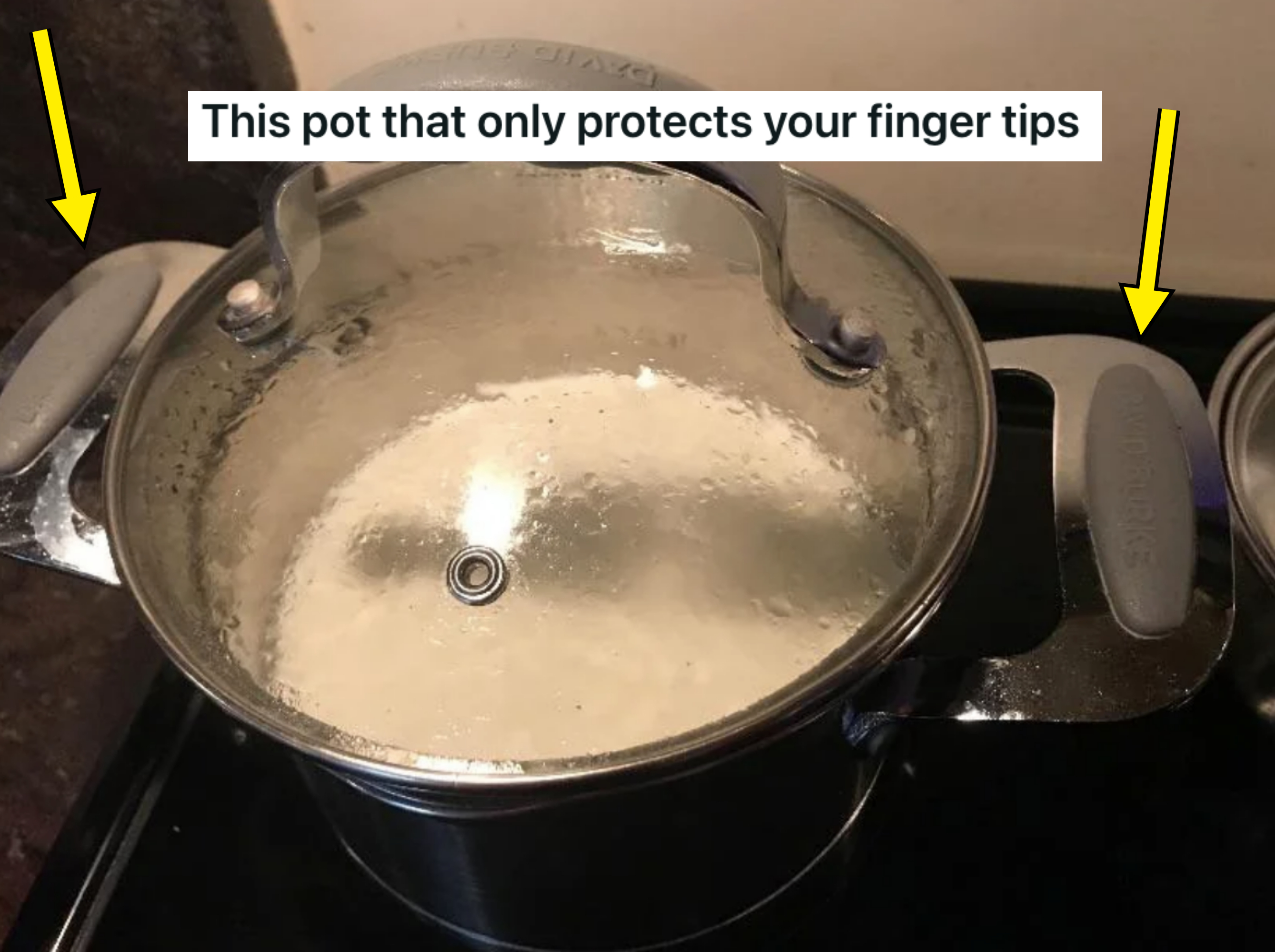 &quot;This pot that only protects your finger tips&quot;