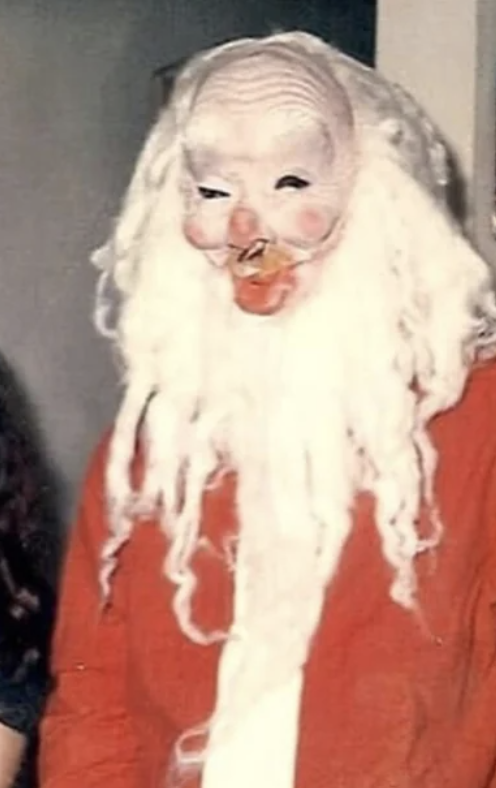 a scary Santa