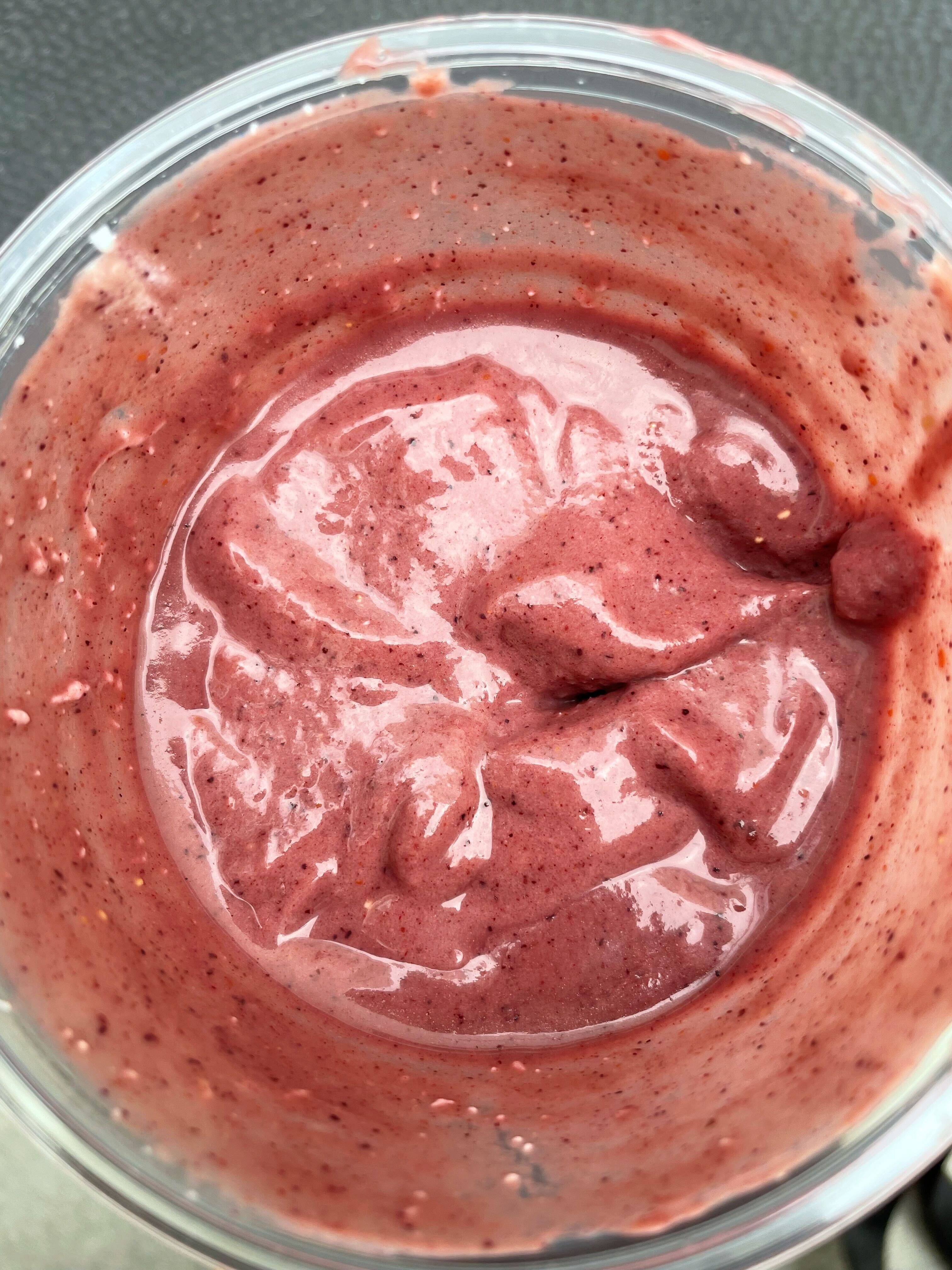 A closer look at the consistency of the &quot;Good 4 ur GUTS&quot; smoothie