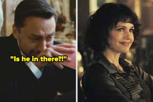 Kieran Culkin in Succession and Carla Gugino in The Fall of the House of Usher