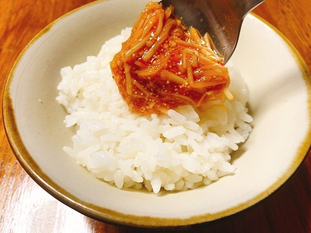 カルディのおすすめ食品「明太子なめ茸」