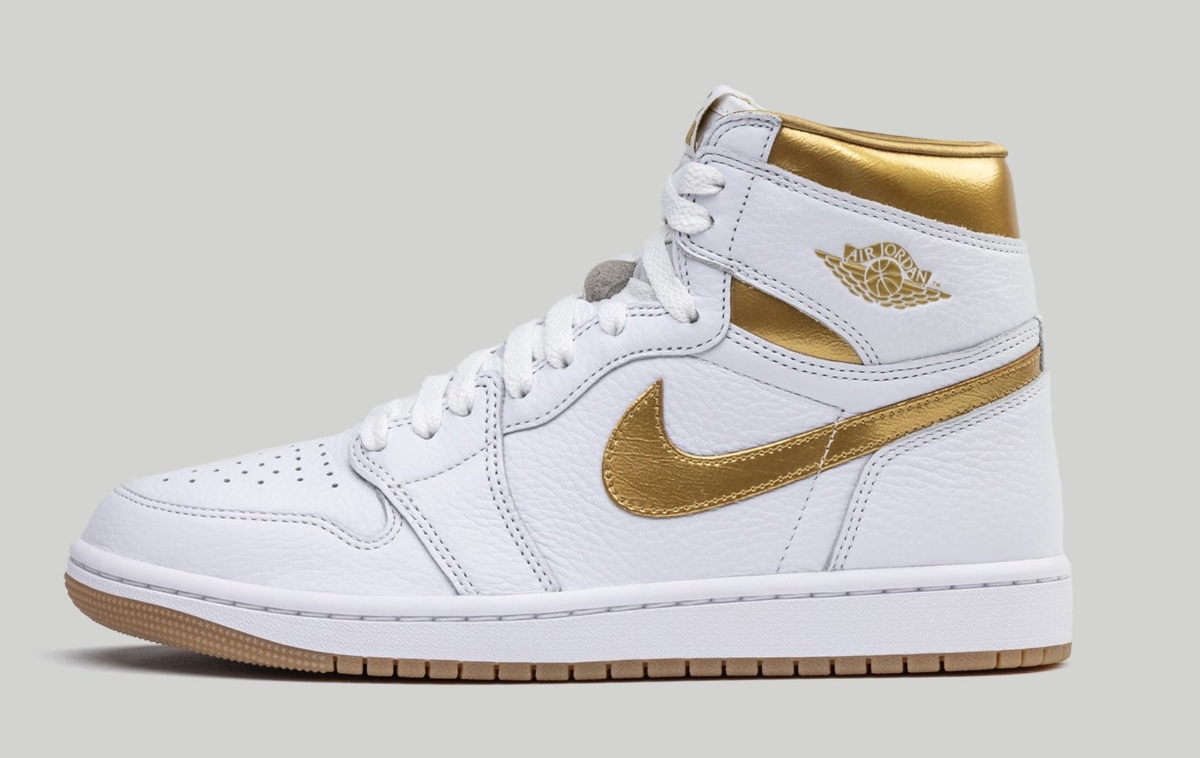 'Metallic Gold' Air Jordan 1 High Debuts in February 2024 Women's ...