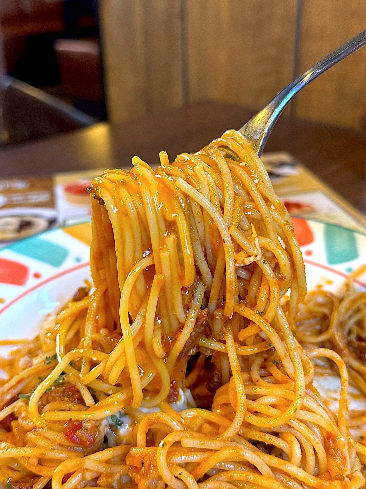 星乃珈琲店のオススメのフード「カルボナーラミートソース」