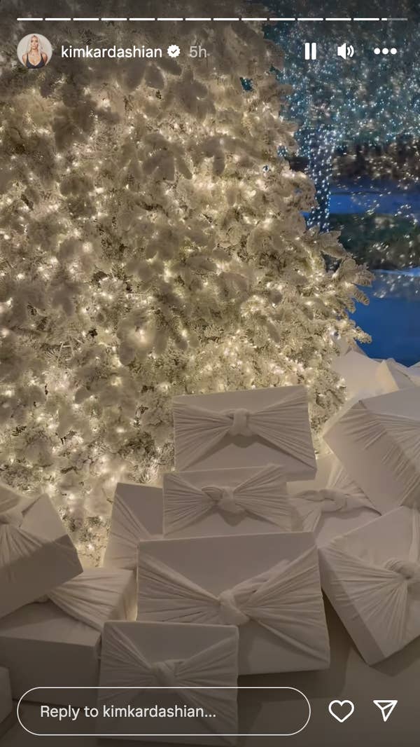 Close-up of the gifts