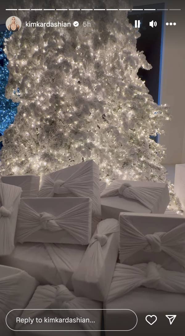 Close-up of the gifts