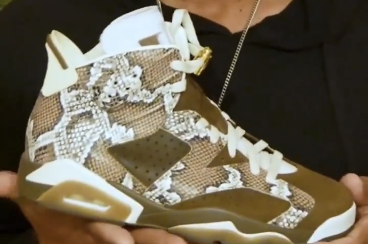 Gentry Humphrey Reveals Unreleased 'Snakeskin' Air Jordan 6