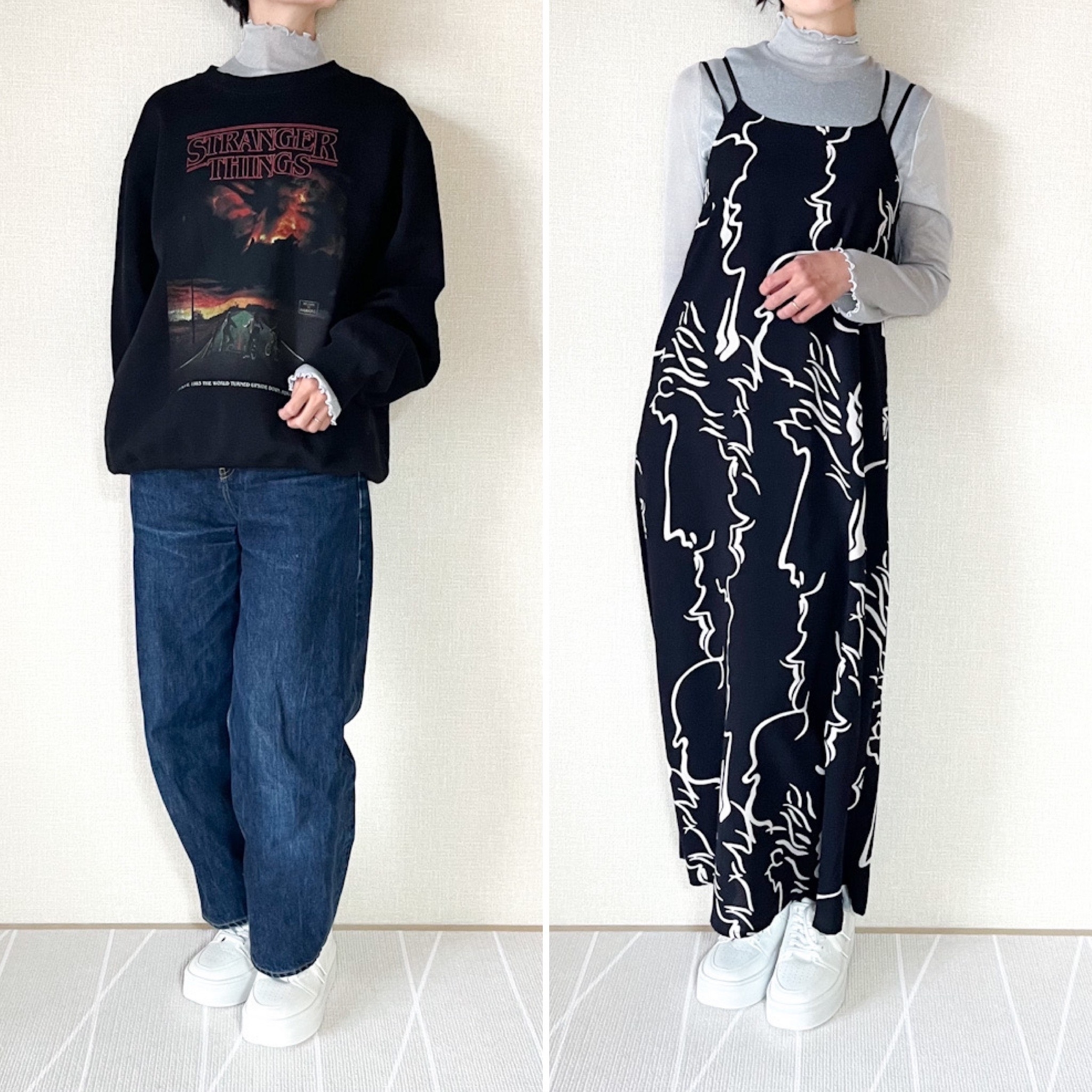 GU（ジーユー）のおすすめトップス「ラメハイネックT（長袖）Q」