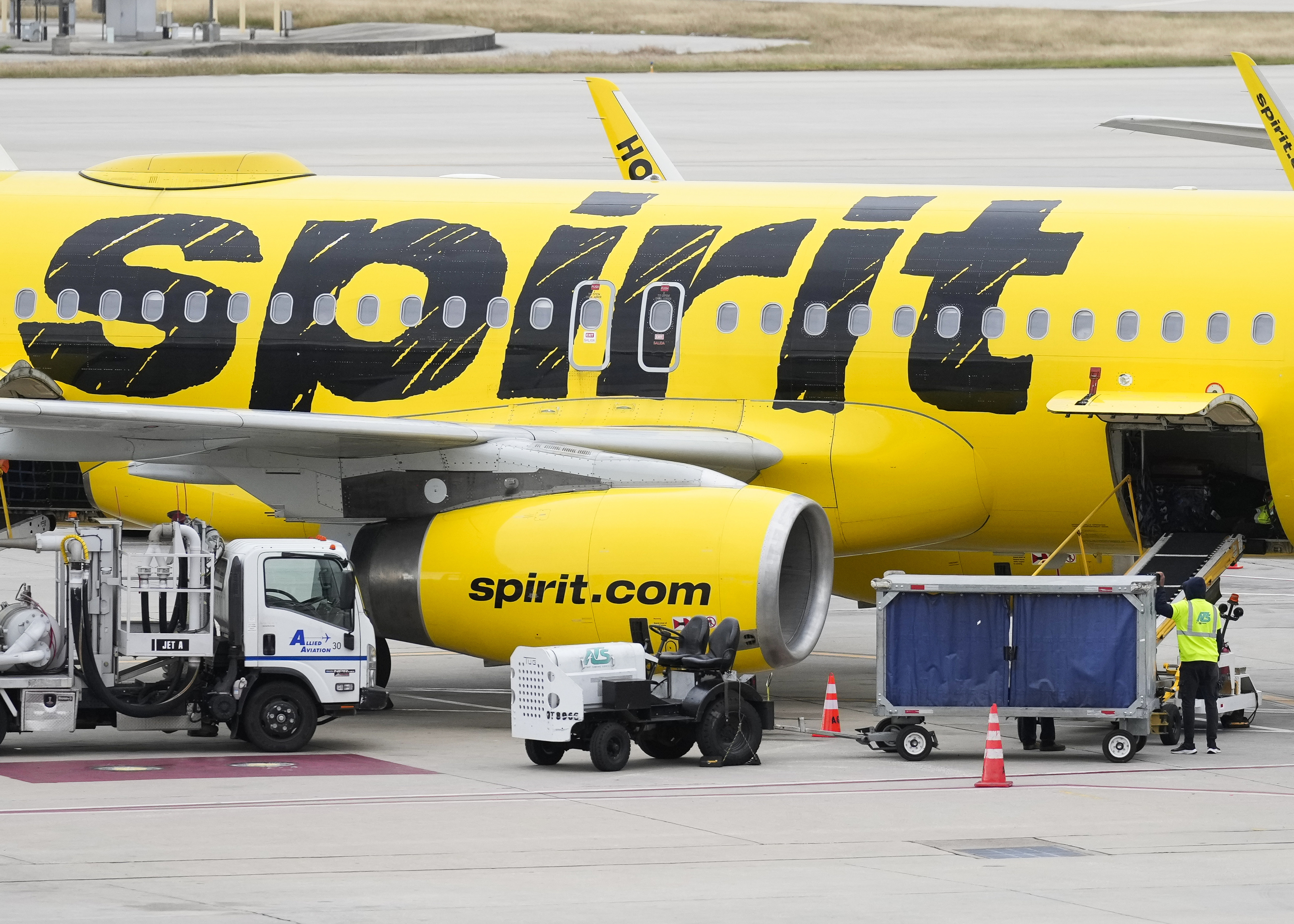 A Spirit Airlines plane