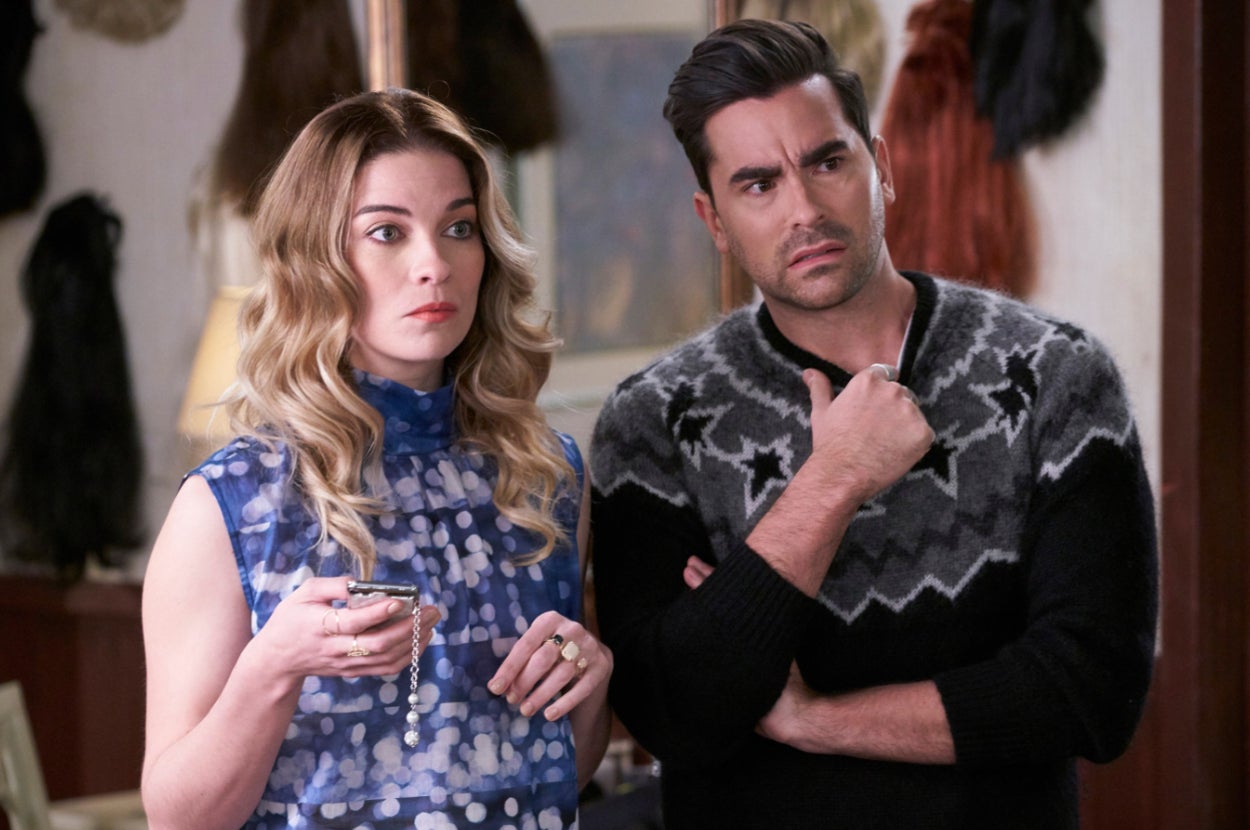 annie murphy and dan levy on schitt's creek