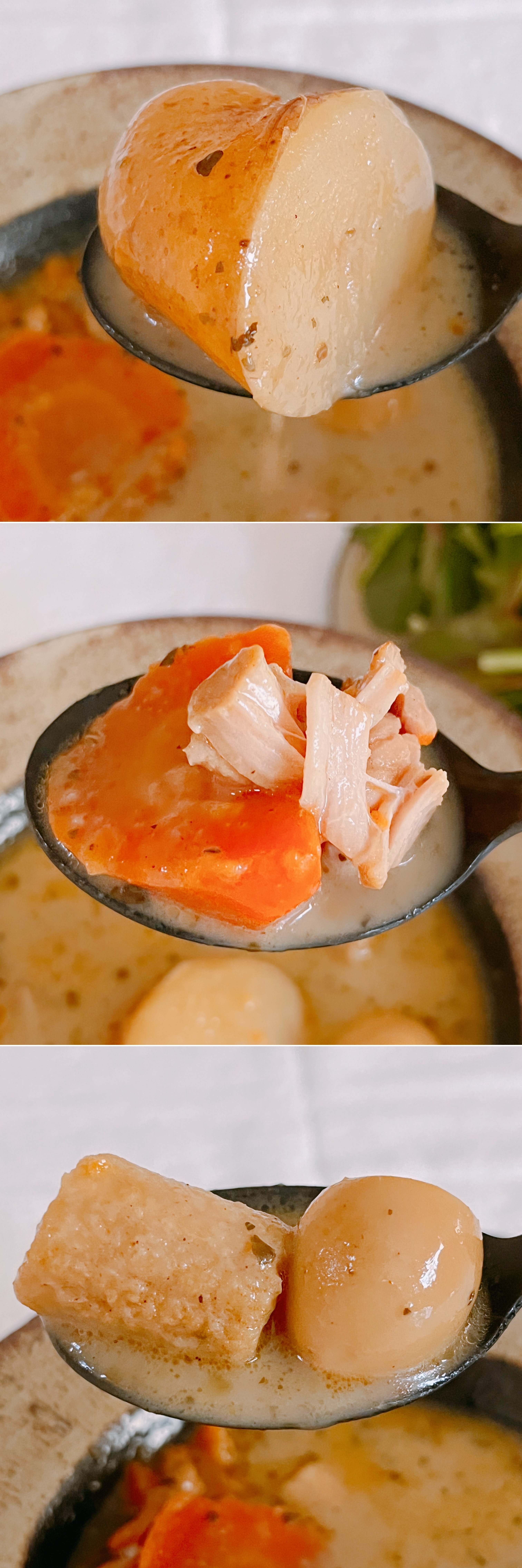 無印良品のオススメカレー「素材を生かした とんこつと和風だしのクリーミースープカレー」