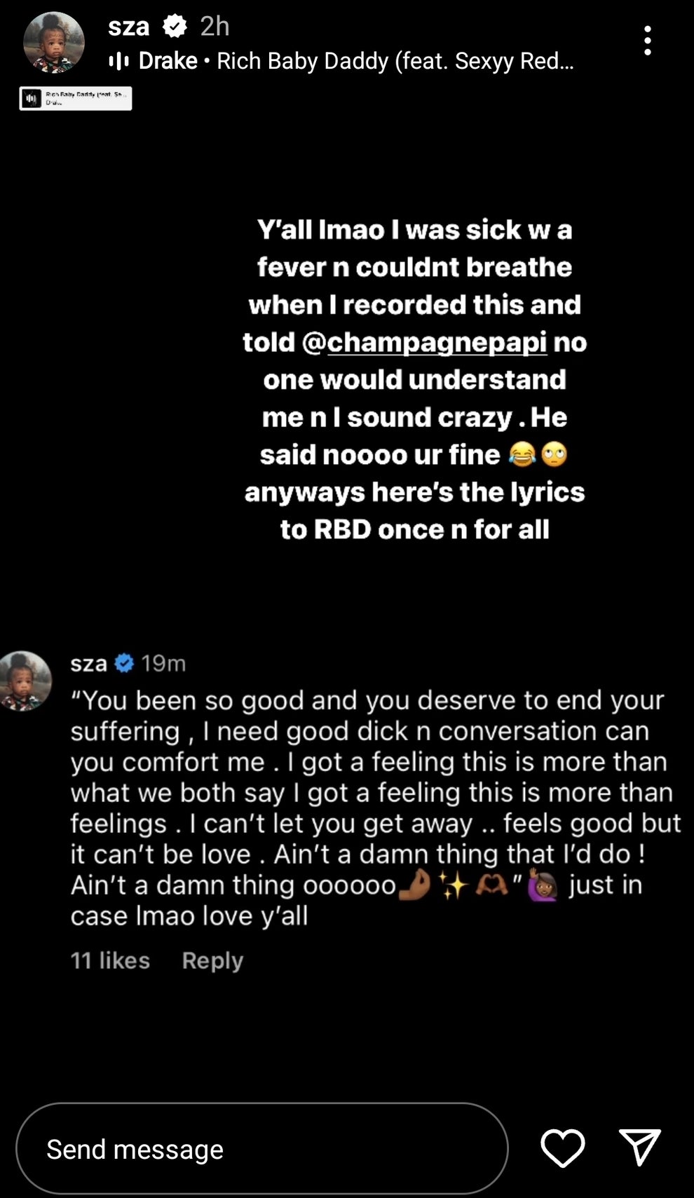 SZA Clears Up 