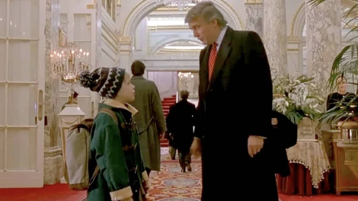 The former president forced his way into the 'Home Alone' sequel.