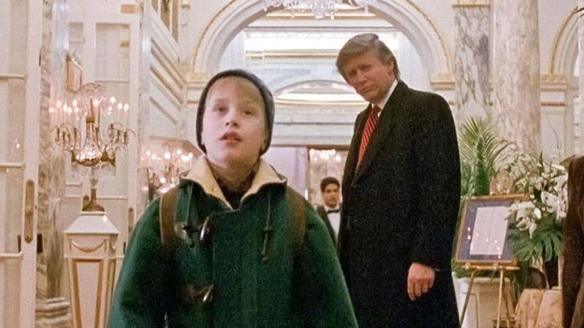 Donald Trump refutes that he "bullied" his way into the 1992 film.