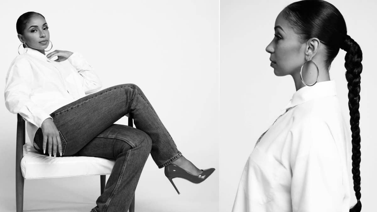 The 44-year-old singer-songwriter faithfully recreated one of Sade's many iconic looks.