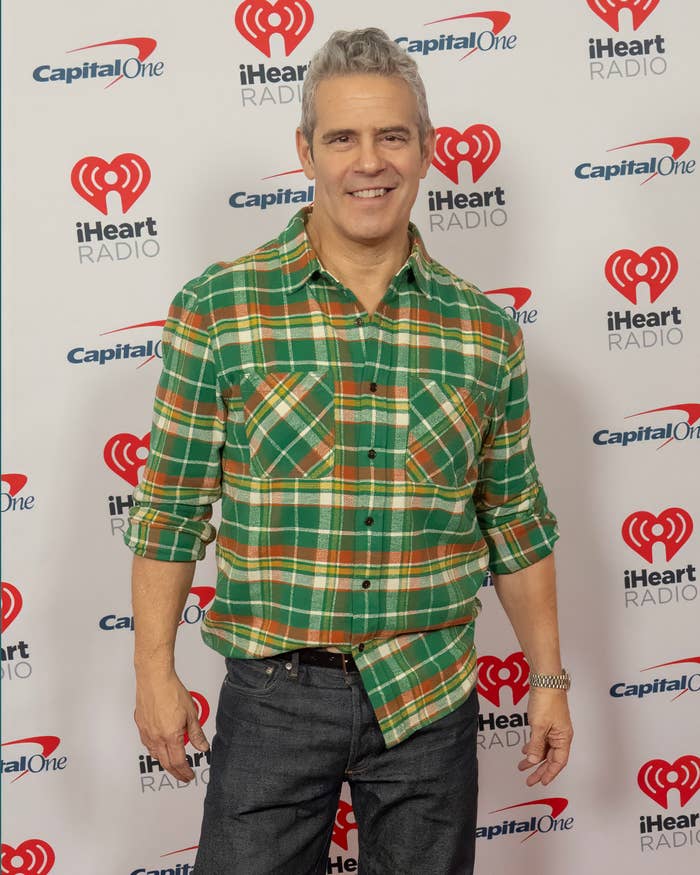 Close-up of Andy at a media event