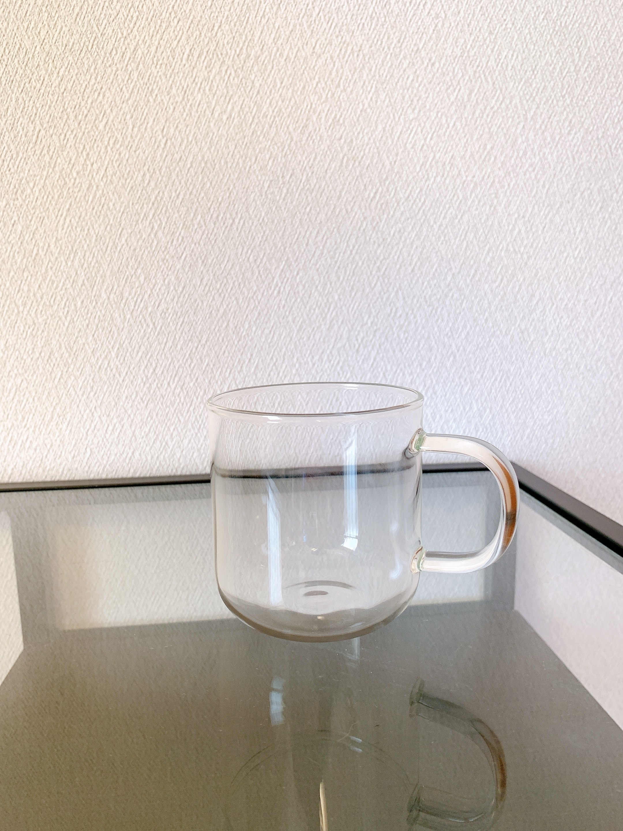 無印良品のオススメのグラス「耐熱ガラス マグカップ」