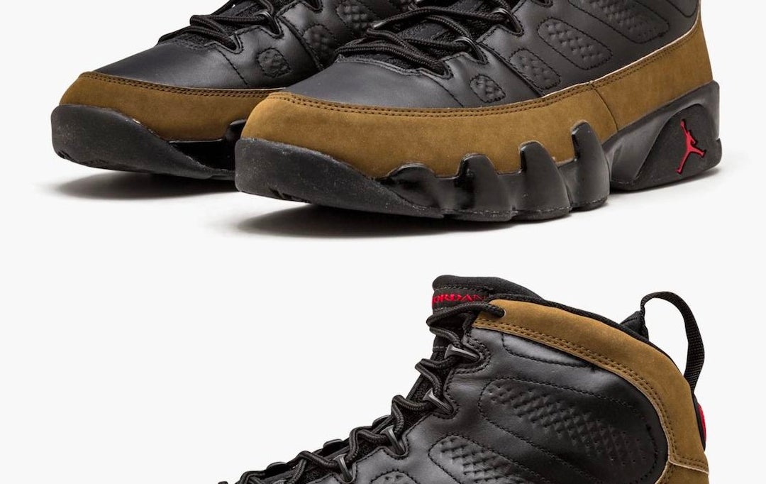 jordan 9 olive 2017